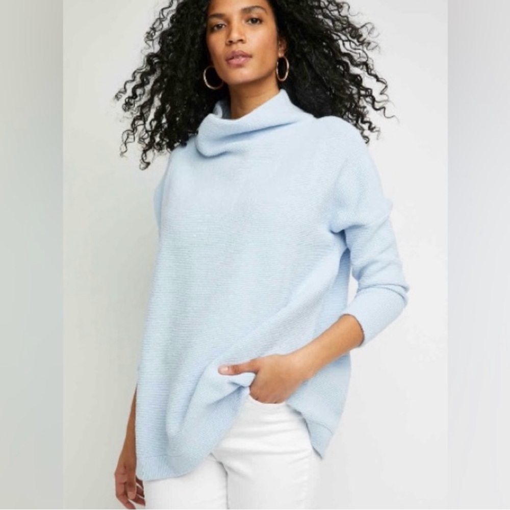 Free People Otttoman Light Blue Women's Sweater